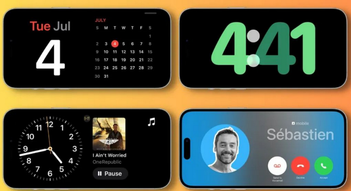 涡阳苹果手机维修分享iOS17横屏充电待机显示有什么好处 
