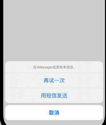 涡阳apple维修iPhone上无法正常发送iMessage信息