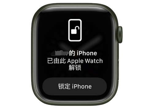 涡阳苹果手机维修分享用 AppleWatch 解锁配备面容 ID 的 iPhone方法 